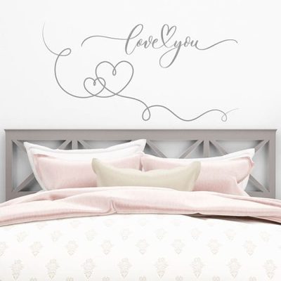 Adesivi camera da letto love you