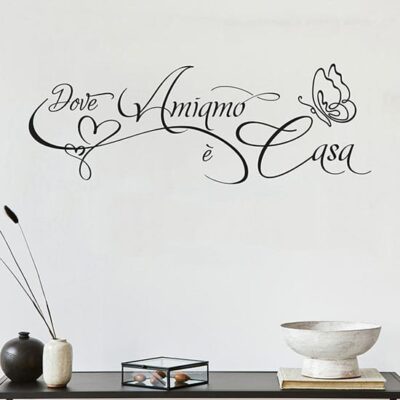 Frasi famiglia adesivi murali per la casa wall stickers