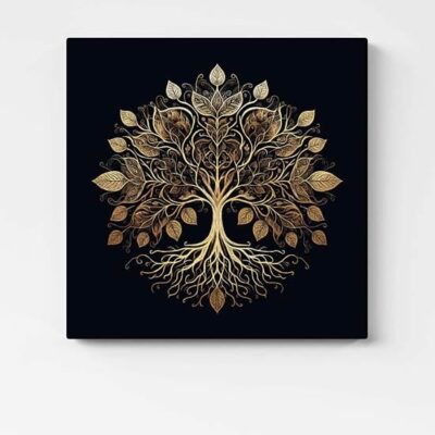 Stampa su tela albero della vita