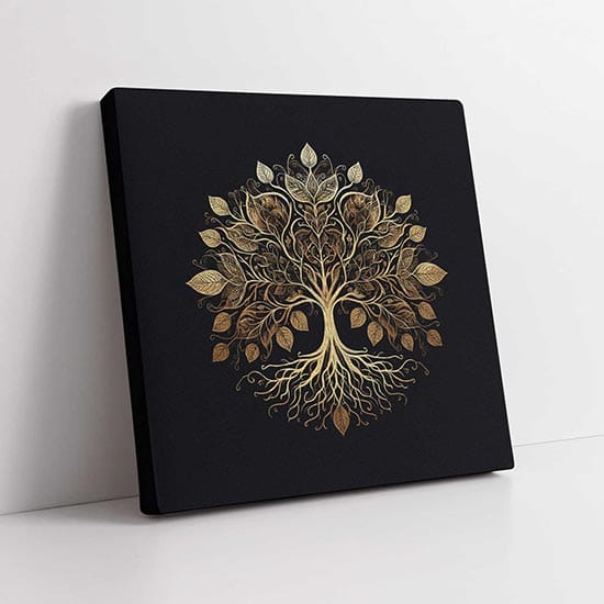 Stampa su tela albero della vita quadro decorativo