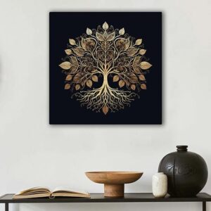 Stampa su tela albero della vita quadro moderno