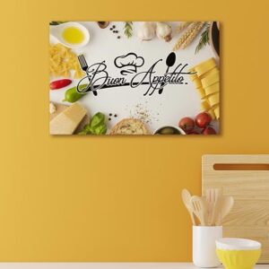 Stampa su tela arredo per cucina da parete