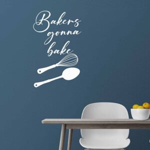 Stickers murali cucina design frase adesiva