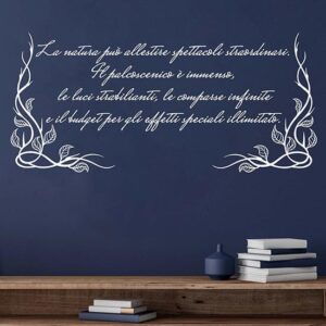 Stickers murali frase personalizzata decorazione da parete
