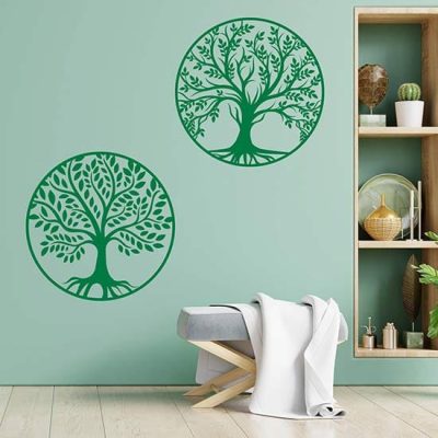 Decorazioni adesive da parete albero della vita