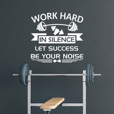 Frase motivazionale adesivi per palestra