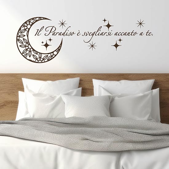 Scritte adesive per la camera da letto stickers murali