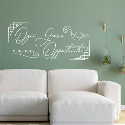 adesivi murali frasi motivazionali per pareti