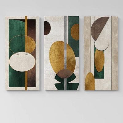 Quadri astratti su tela composizione moderna
