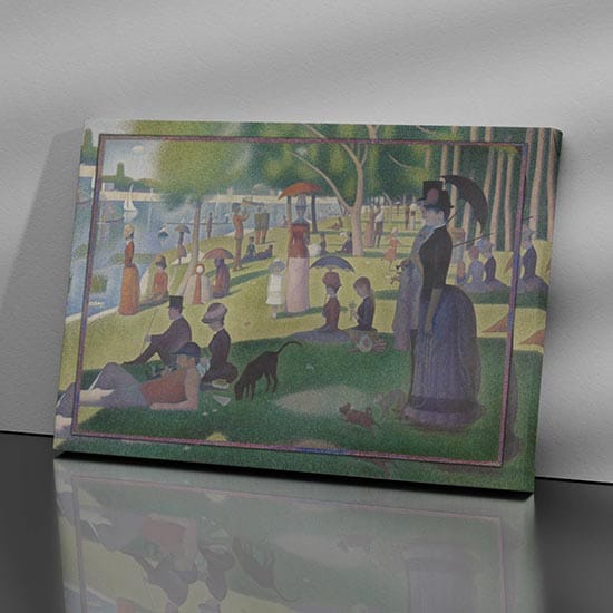 Quadro di Georges Seurat stampato su tela