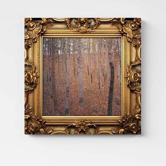 Quadro su tela il Faggeto di Klimt