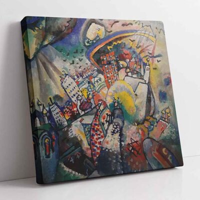 Quadro di Kandinskij Mosca I Piazza Rossa stampato