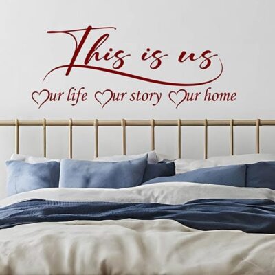 Adesivi murali con frasi da parete per decorare