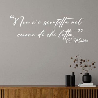 Frasi adesive murali per decorare con contenuto