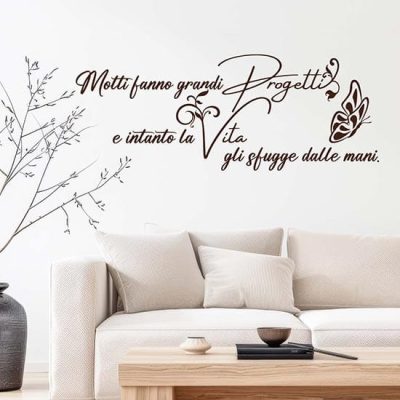 Frasi da parete stickers murali