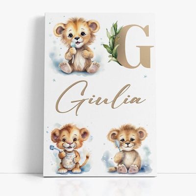 Quadretto per bambini personalizzato con nome