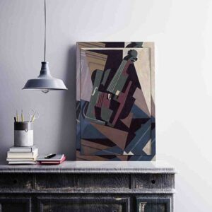 Quadro Le Violon di Juan Gris su tela moderna