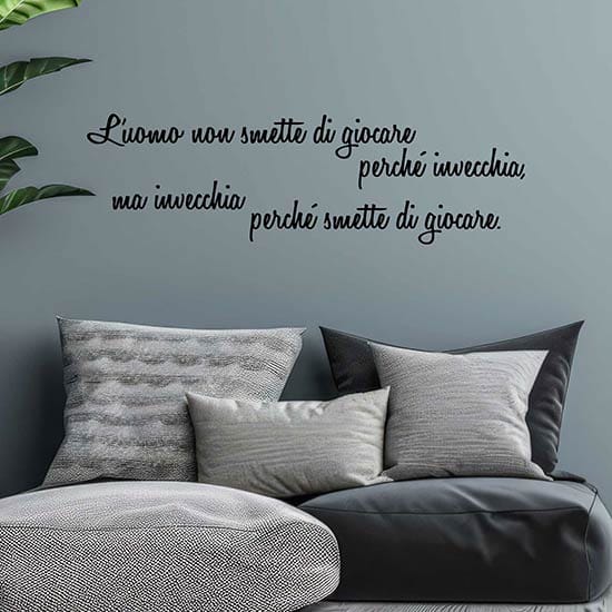 Scritte adesive per pareti frasi murali