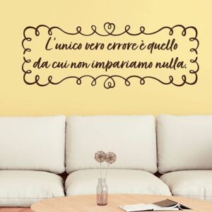 Adesivi personalizzati per pareti con il tuo testo stickers murali