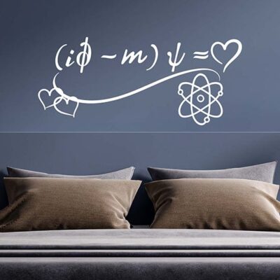 Equazione di Dirac amore adesivo da parete