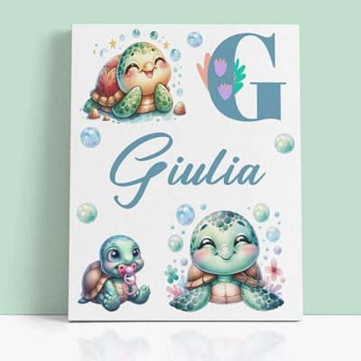 Quadro personalizzato con nome di bambini