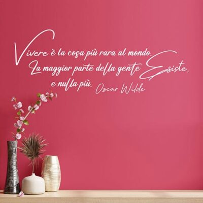 scritte adesive per pareti soggiorno stickers