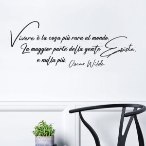 scritte adesive per pareti soggiorno stickers murali