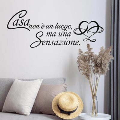 Adesivi da parete per soggiorno con scritte