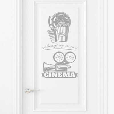 Adesivi decorazioni pareti cinema arredo