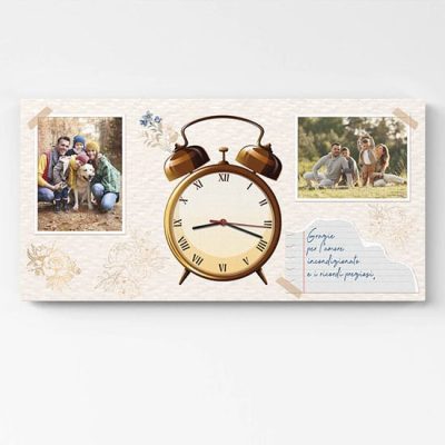 Orologio da parete personalizzabile con foto