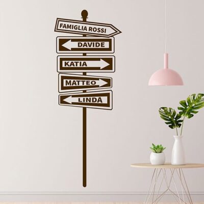 Adesivi famiglia personalizzabili per pareti