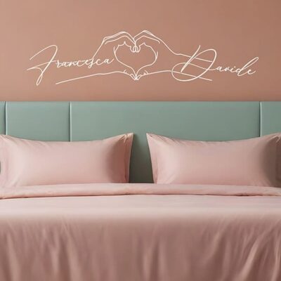 Adesivi per camera da letto personalizzati con nomi