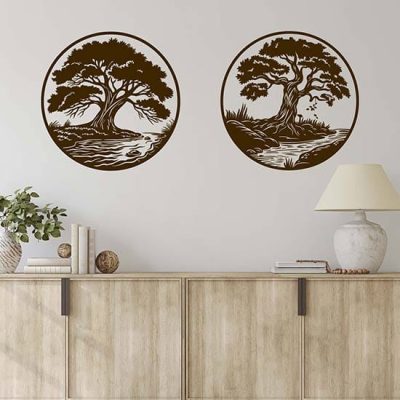 Alberi adesivi da parete di design