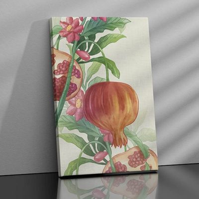 Quadri moderni per la cucina su tela quadro con melograni