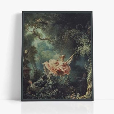 Quadro famoso l'Altalena di Fragonard per il soggiorno