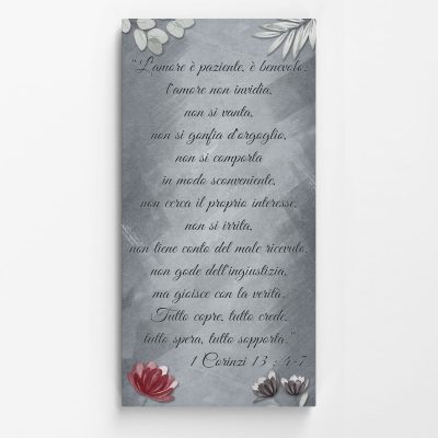 Quadro personalizzabile su tela verticale con frase ispiratrice – Decora le tue pareti con un tocco unico grazie al nostro quadro personalizzabile su tela.