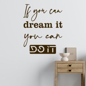 Frasi motivazionali adesive da parete per camera, studio o palestra, design elegante e facile da applicare su qualsiasi superficie.